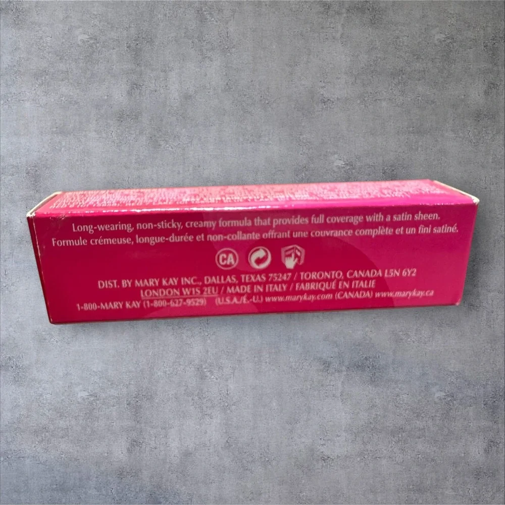 Mary Kay‎ Signature Lip Polish Red Ribbon 8g .28oz New In Box Satin Sheen Italy
